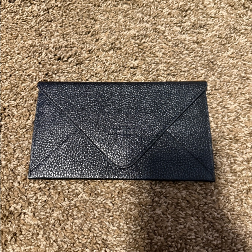 RFID Black Envelope Clutch